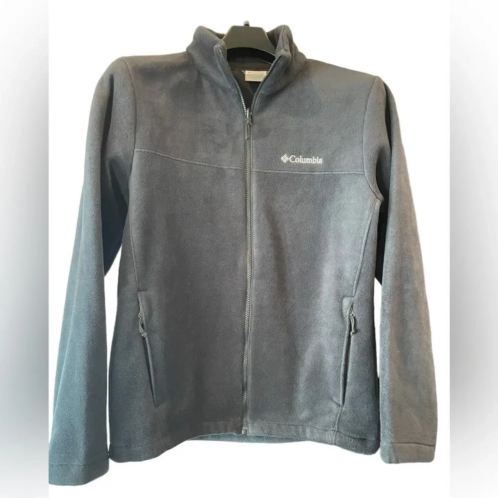 Men's Columbia Bugaboo Fleece Interchange Jacket Gray/Black Size Large